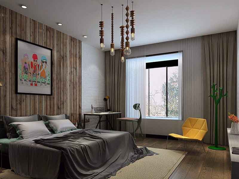 裝修工業(yè)風格裝修臥室既好看又個性，工業(yè)風格自成一派